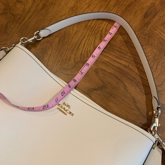 NWOT Coach Creamy White Leather 2Way - Picture 13 of 16